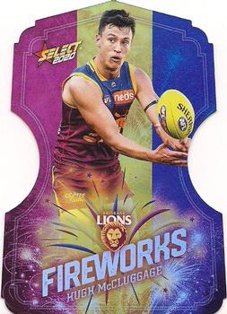 2020 Select Footy Stars - Fireworks Diecuts #FDC13 Hugh McCluggage Front